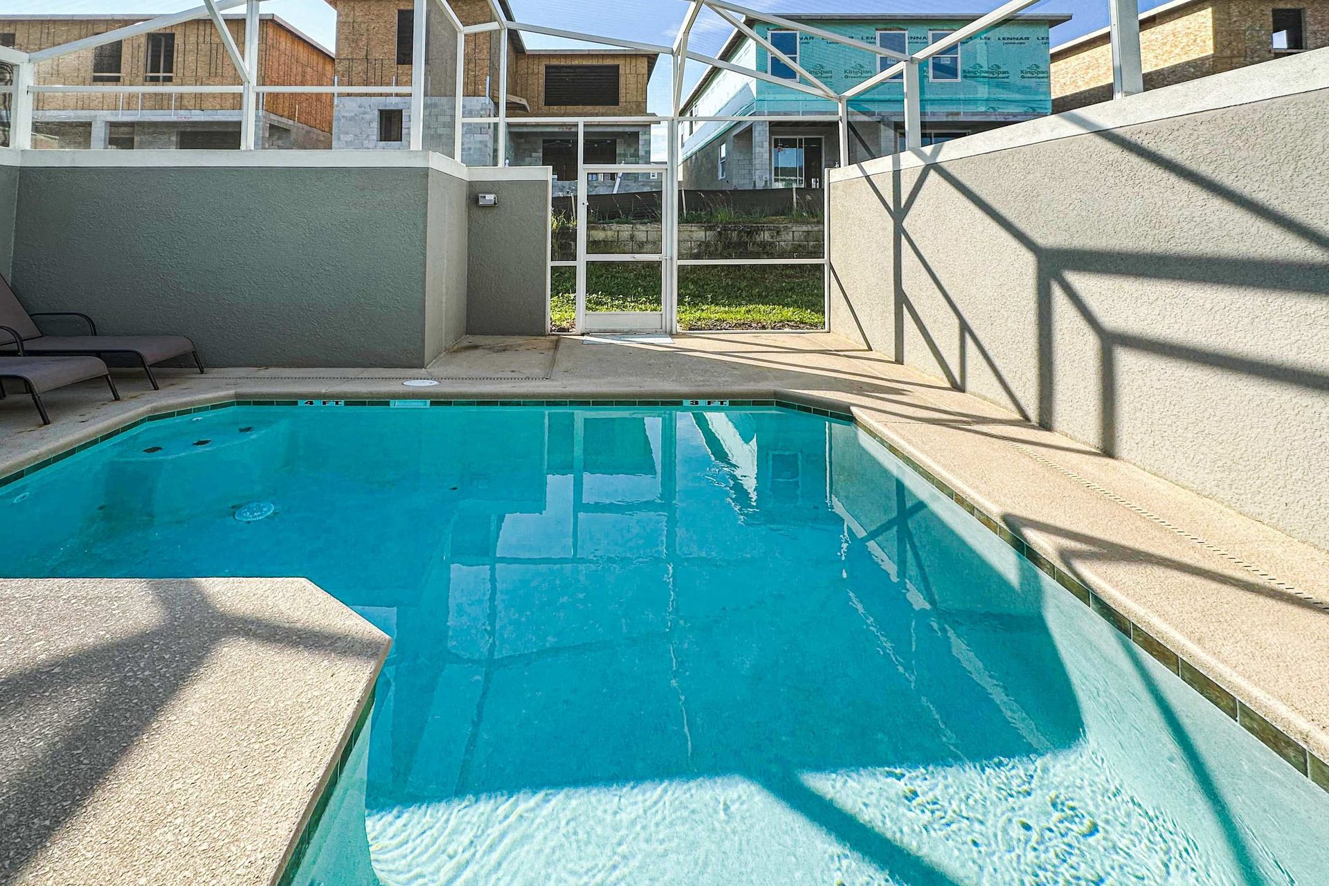 Indulge in a private pool under the sun for a relaxing and exclusive outdoor experience