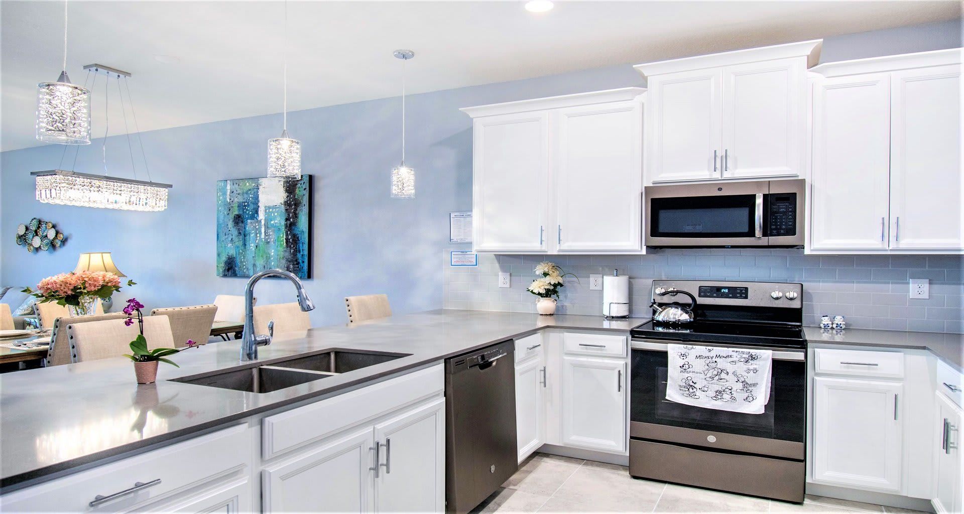 Expansive chef's kitchen, fully equipped with everything you could possibly need for culinary endeavors