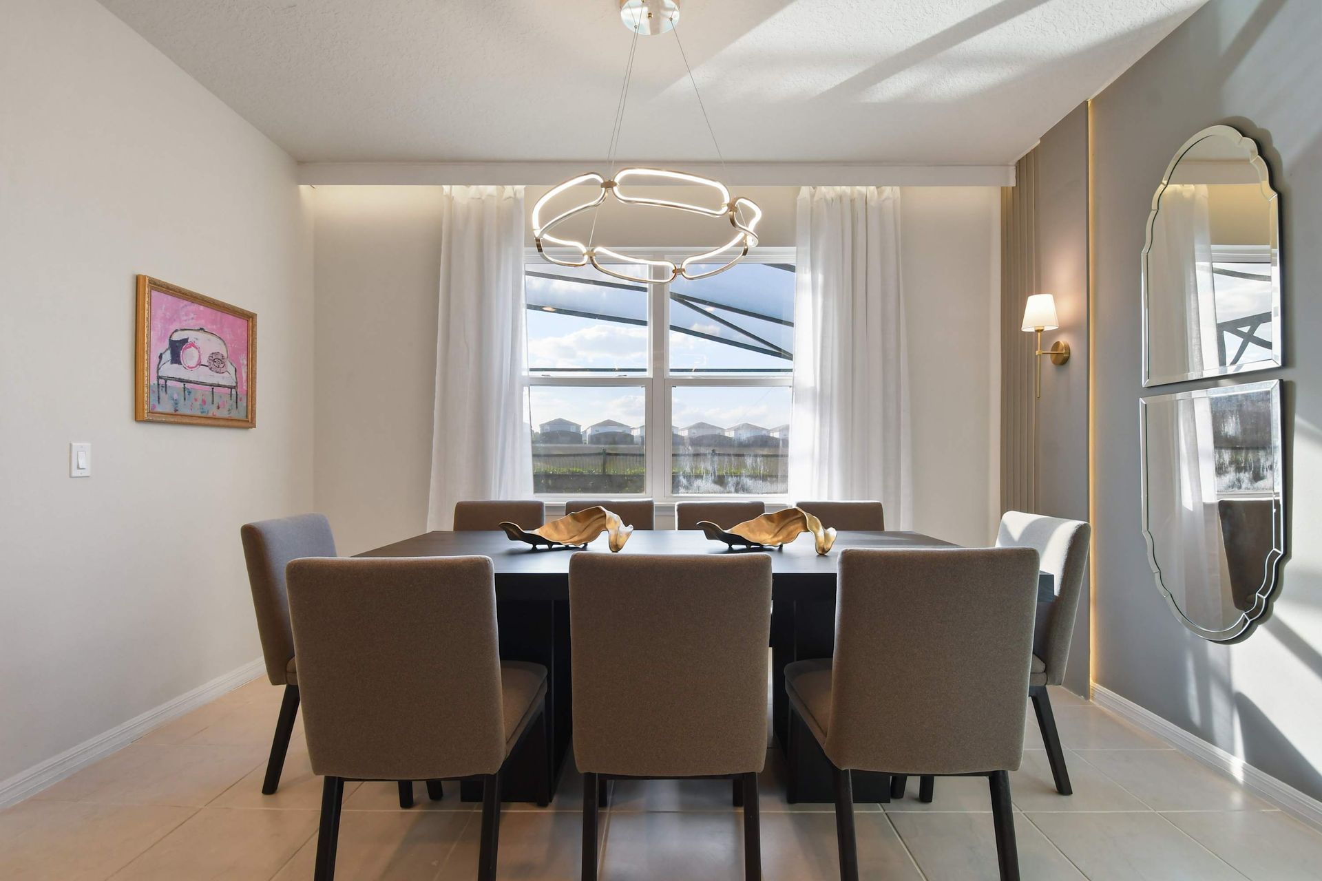 Dine in elegance and comfort in our spacious dining area, offering you the perfect setting for enjoying meals and creating memorable moments during your stay.