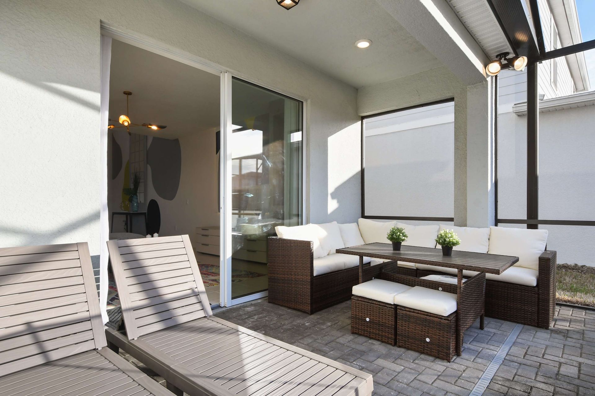 Relax by the poolside and soak up the sun in our beautiful pool, offering you a peaceful escape during your stay.