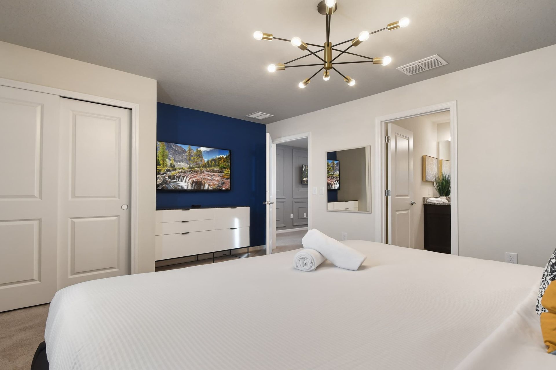 Relax and rejuvenate in our inviting bedroom, providing you with a comfortable retreat after a day of adventure.