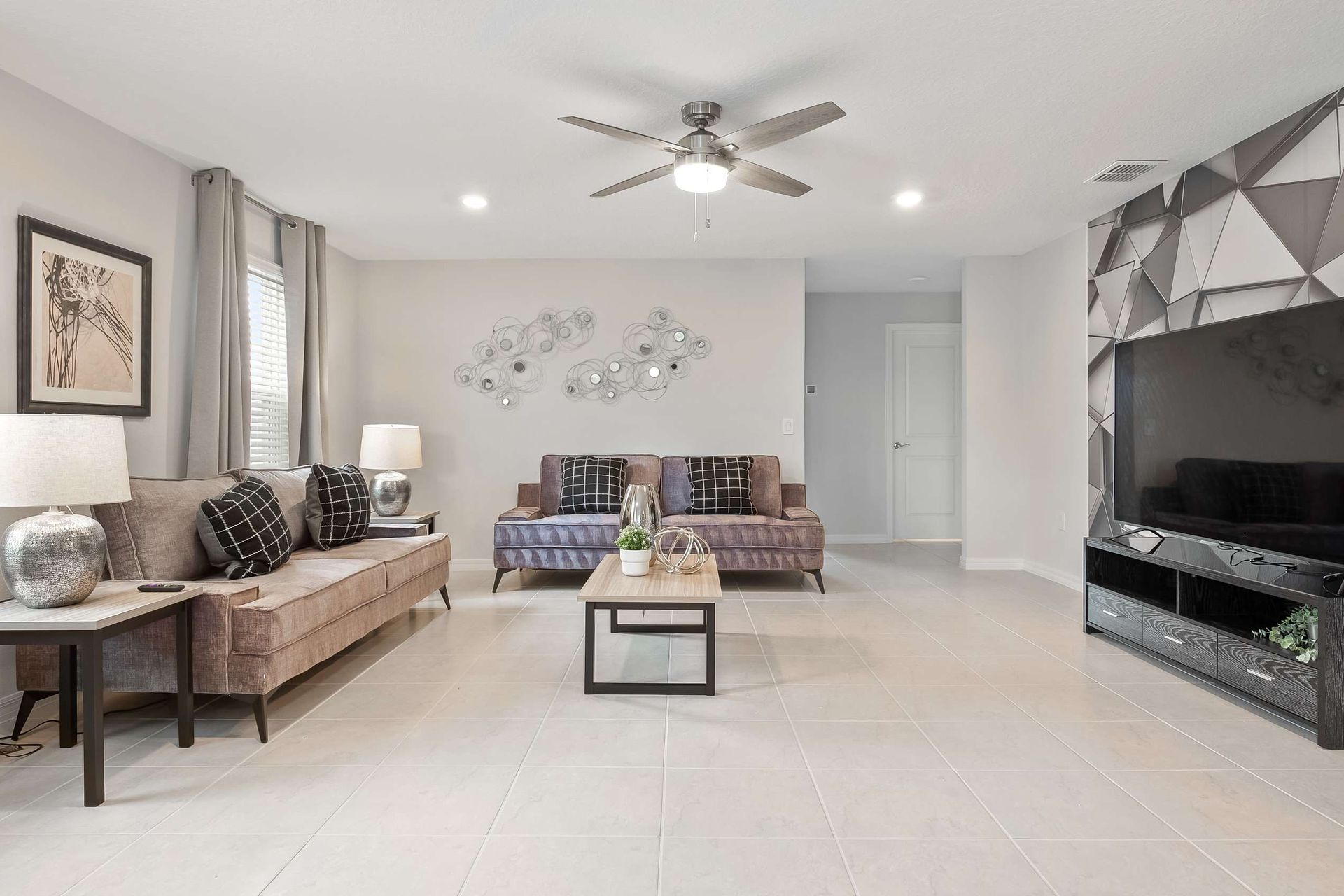 Comfortable home lounge area, offering a cozy space for relaxation and unwinding in style