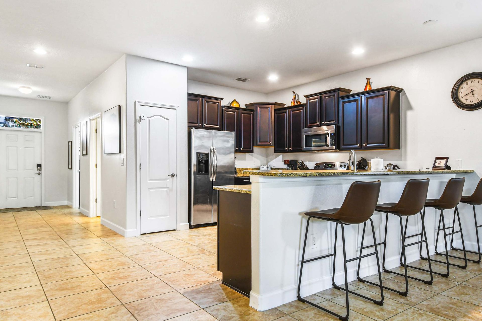 Fully equipped culinary space, ready for any cooking endeavor