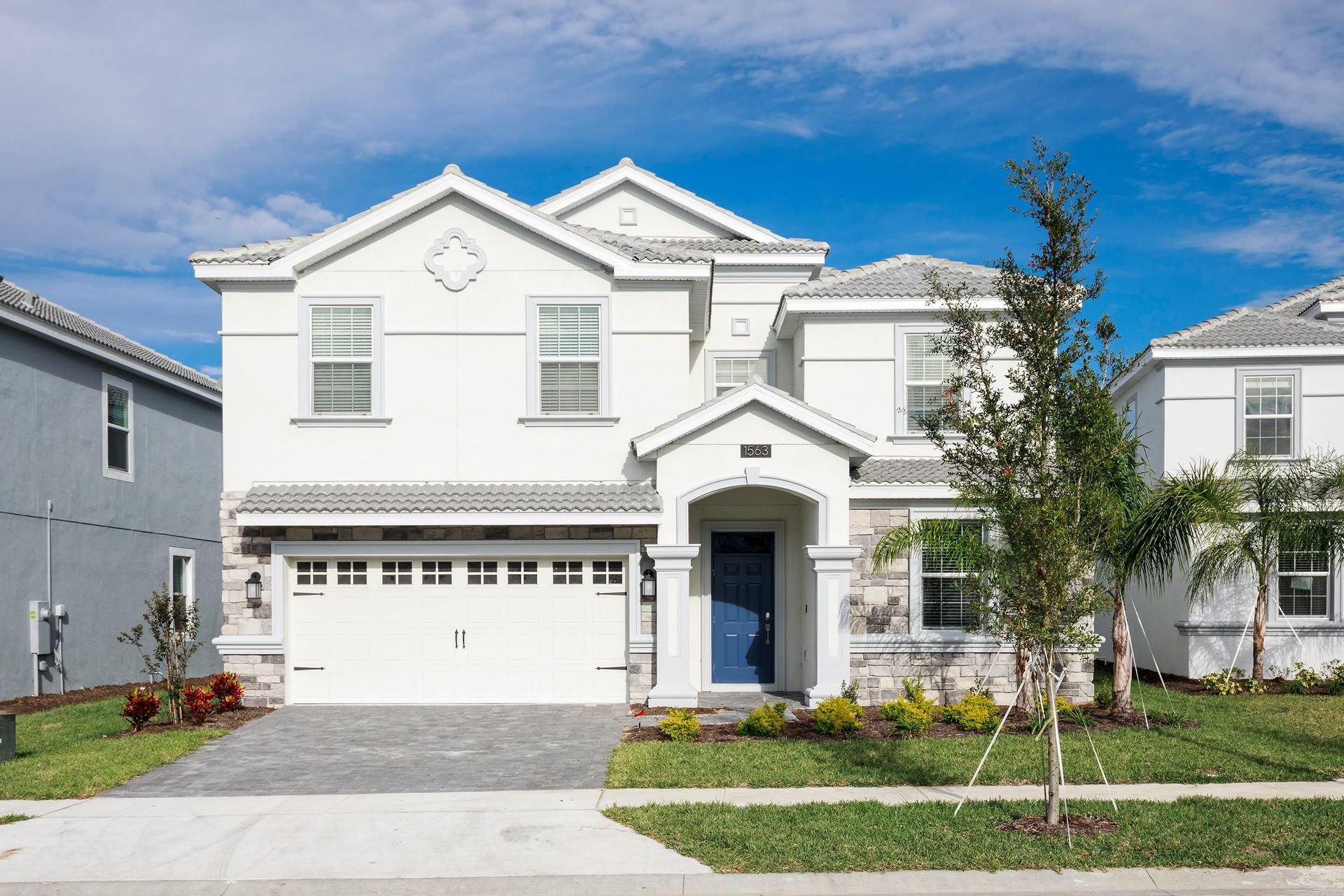 Stunning modern vacation home with spacious design and curb appeal!