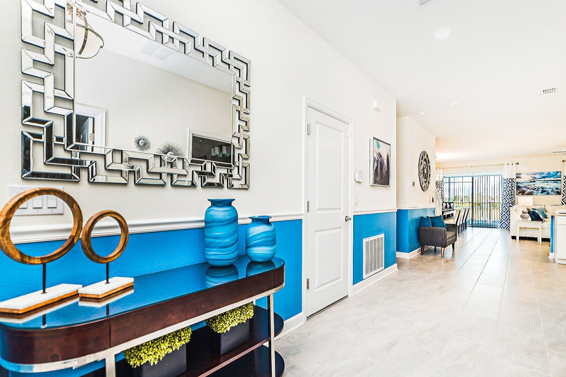 Elegant passage connecting spaces, showcasing seamless design..