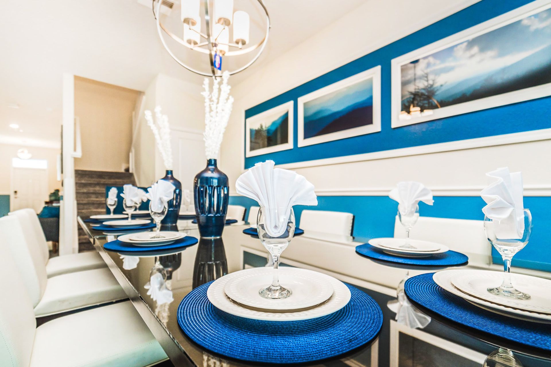 Ample and spacious, providing a generous area for comfortable dining and enjoyable gatherings