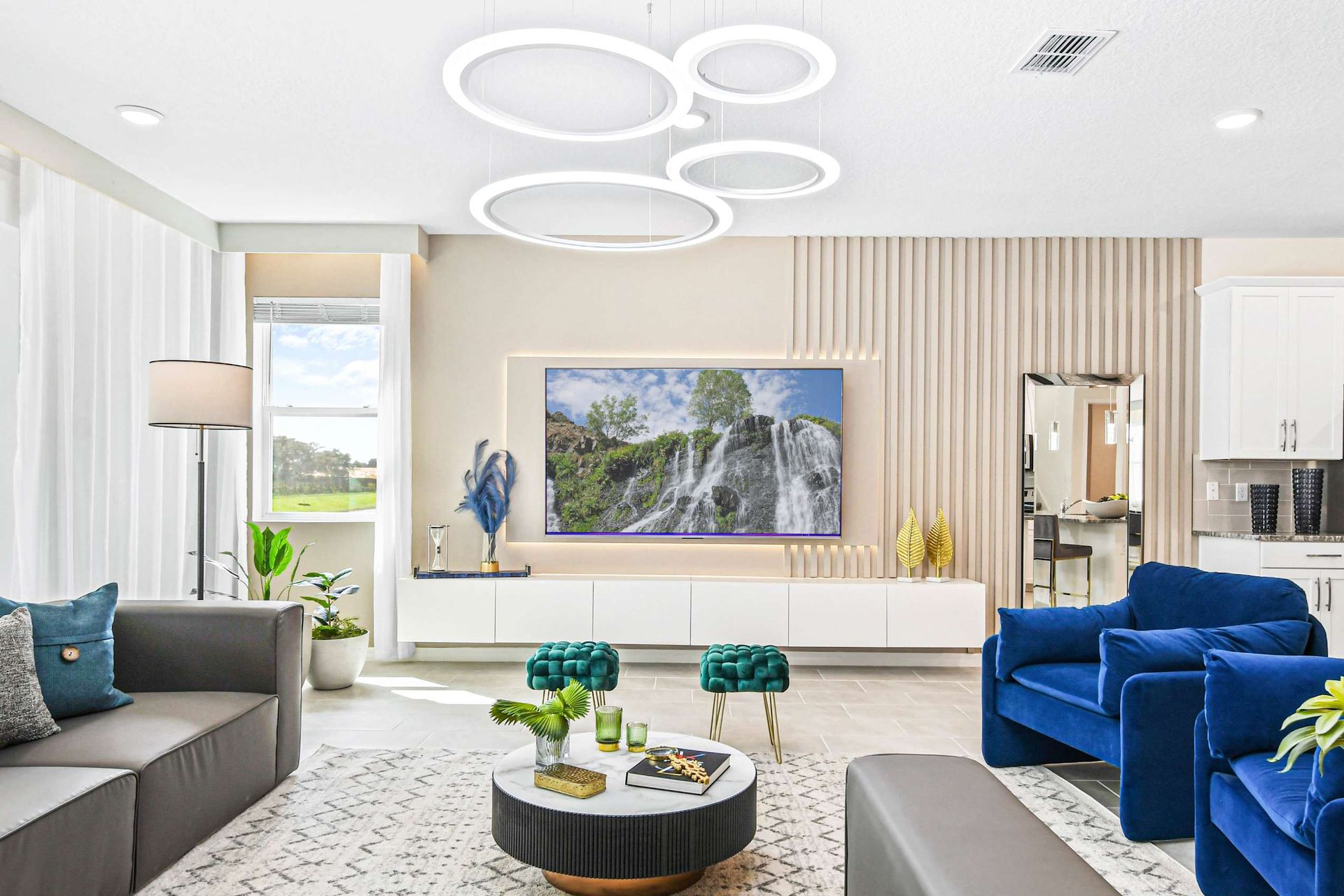 Comfortable space with a TV, providing a cozy setting for relaxation and entertainment