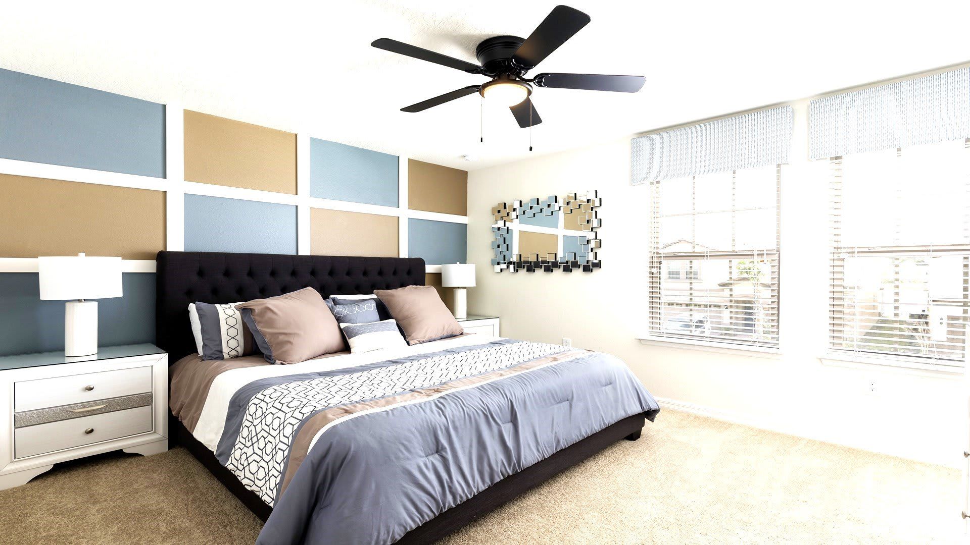 Luxurious touch in each bedroom, featuring soft, hotel-quality linen