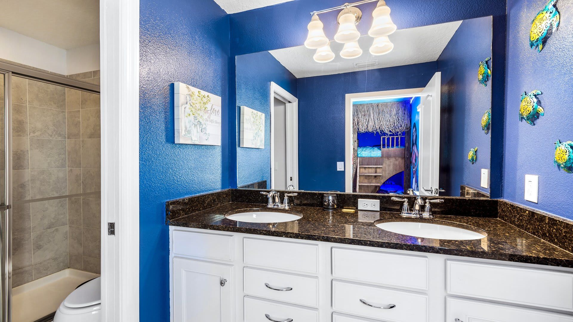 Fully equipped, offering a clean and refreshing personal space.