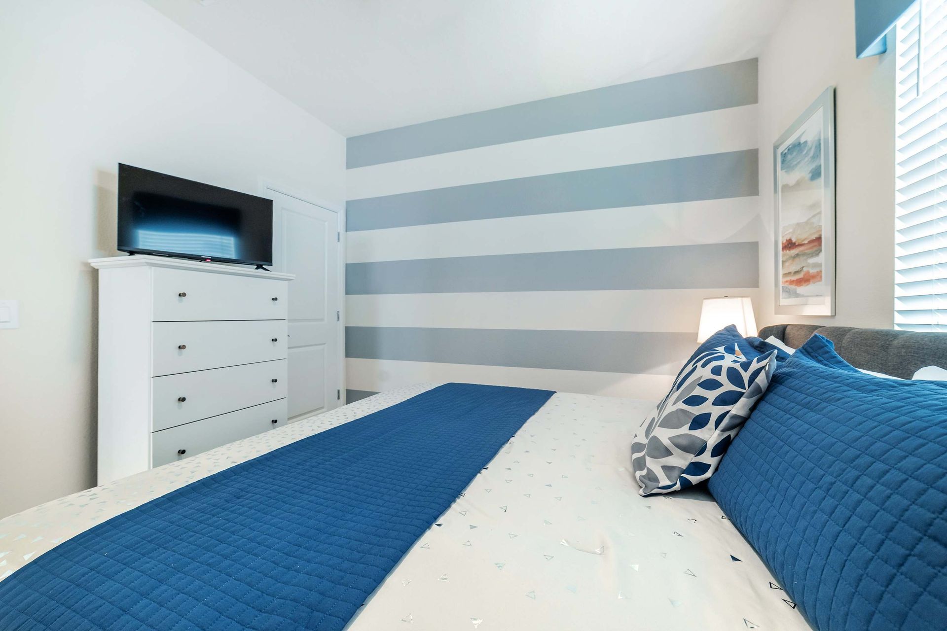 Luxurious touch in each bedroom, featuring soft, hotel-quality linen for a restful experience.