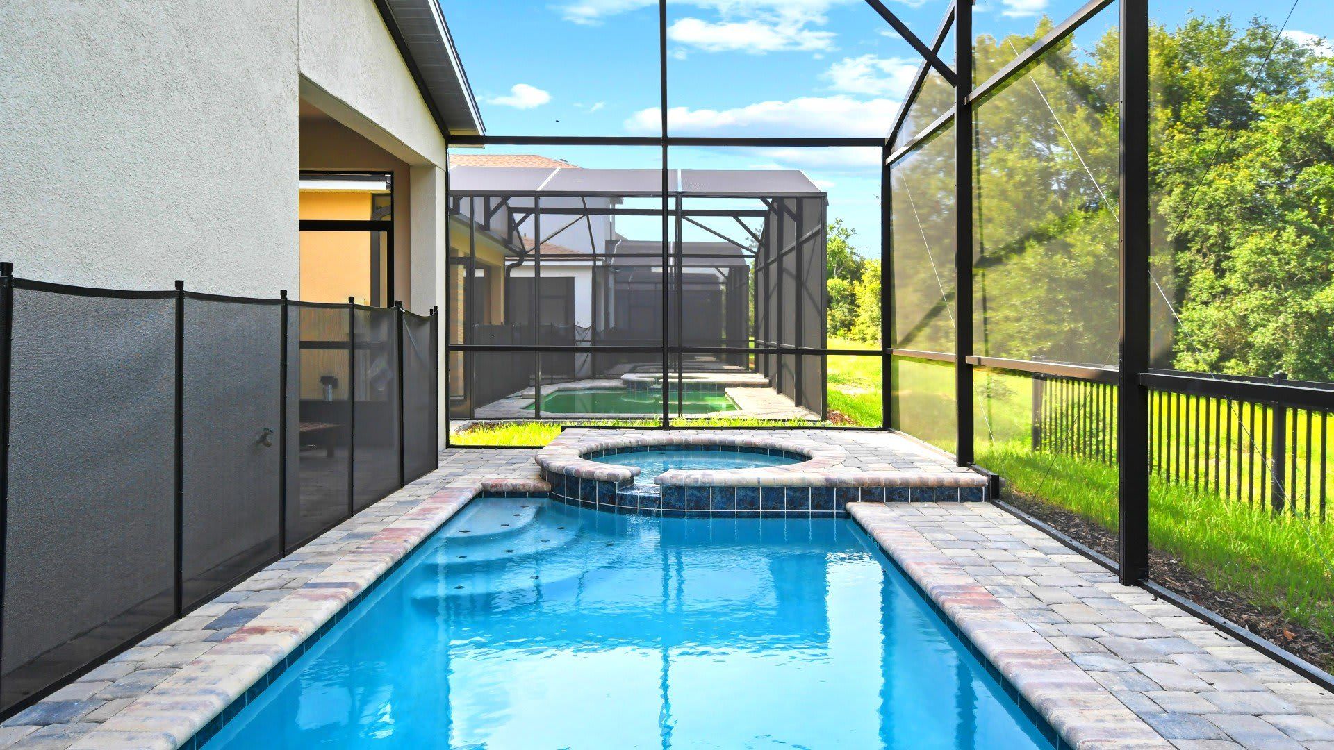 Swim laps in the morning or float lazily in the afternoon in the private pool.