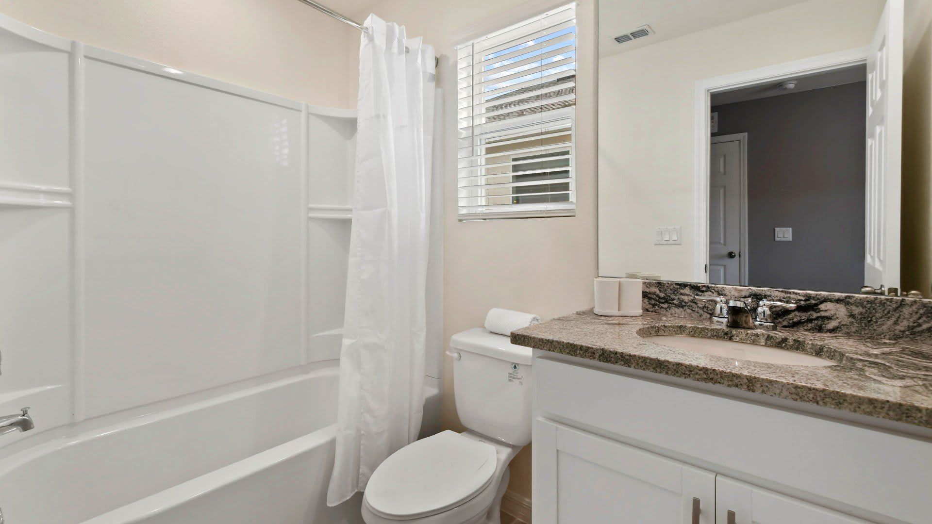 Functional and pristine, providing a clean and well-appointed space.