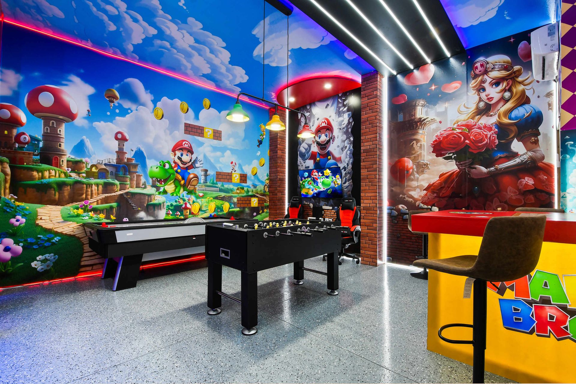 Experience endless fun and excitement at the game room, offering you a variety of games and entertainment options to enjoy during your stay.