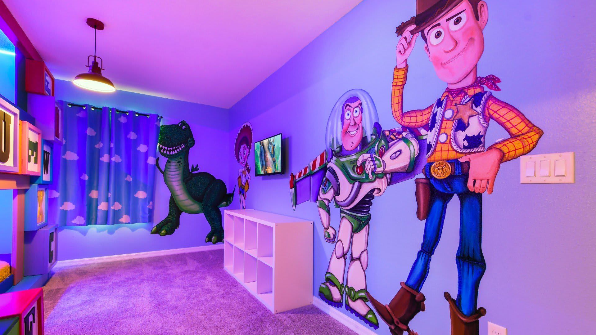 Woody and Buzz Lightyear are expecting kids to visit