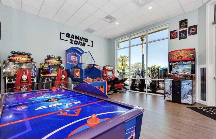 Ignite your sense of play in the resort's arcade room.