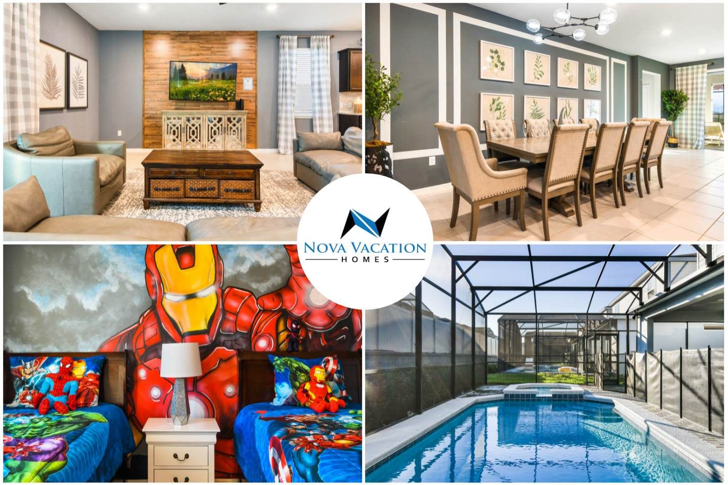 Experience the epitome of vacation luxury with Nova Vacation Homes.