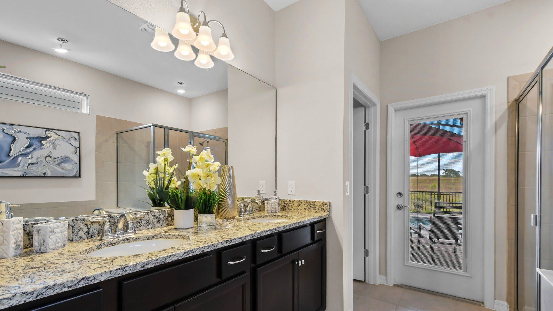 Complete bathroom equipped with all essential fixtures