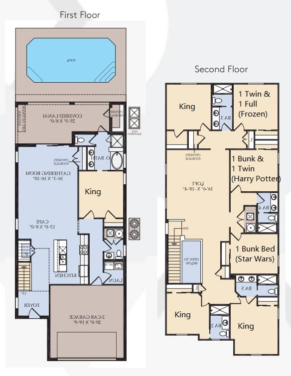 2D Floor Plan for your guide.