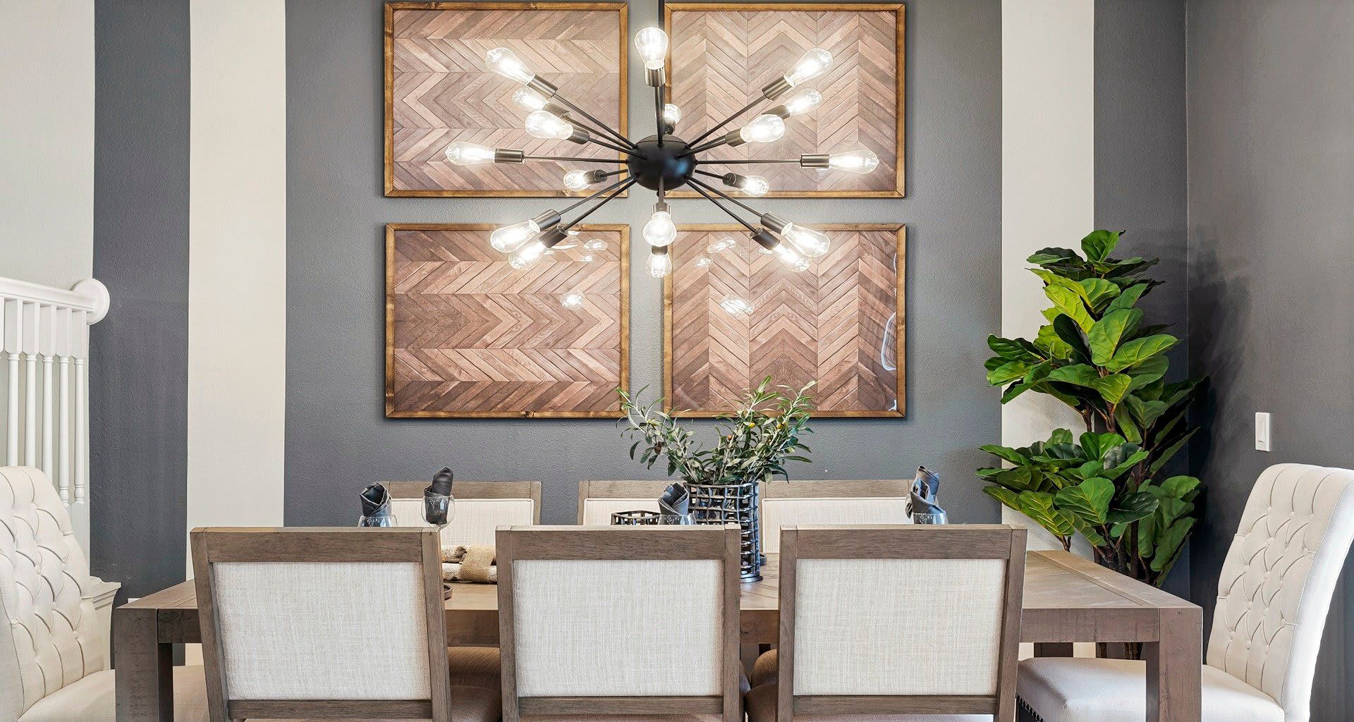 Dining Table: Spacious and inviting, 8-seater table