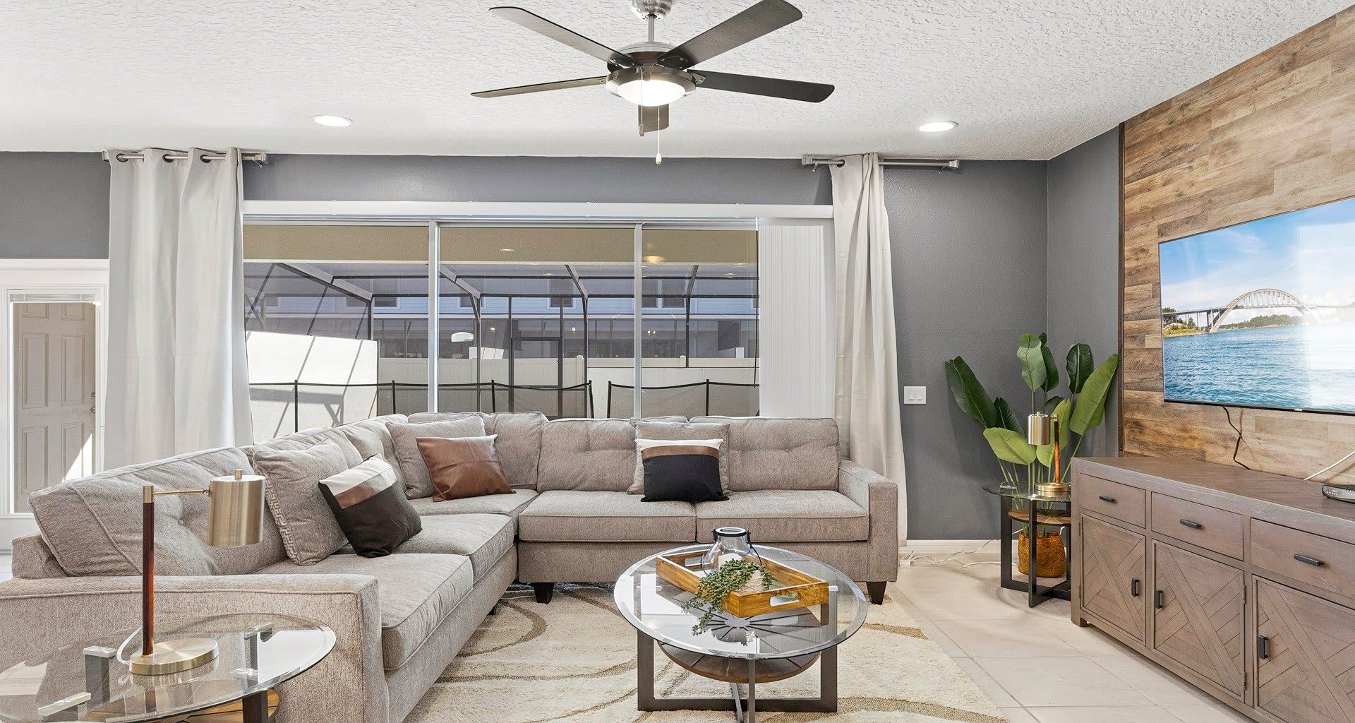 Living Area: Comfortable space with a TV