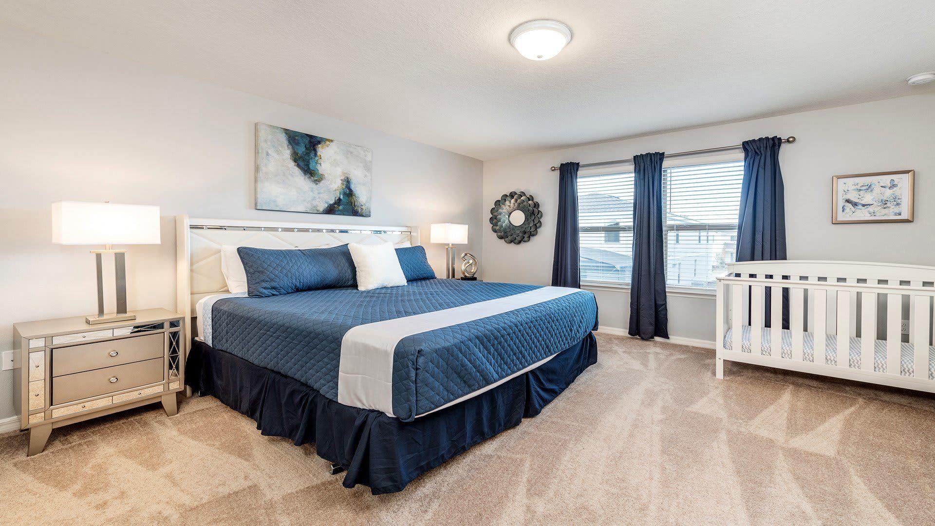 Master Bedroom: Indulge in comfort with a spacious king bed