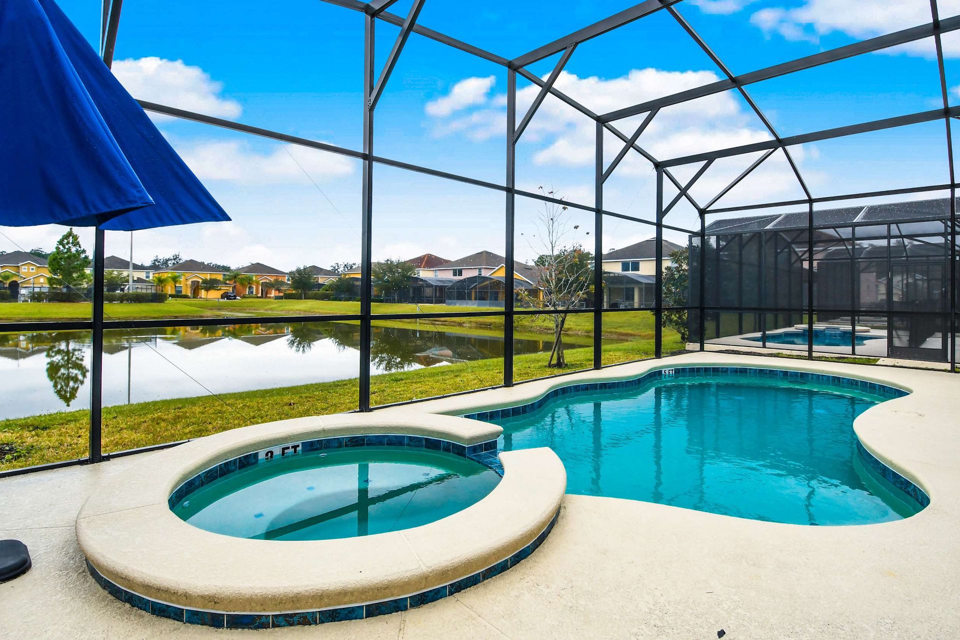 Dive into relaxation in our inviting pool, offering you the perfect retreat to unwind and soak up the sun during your stay.