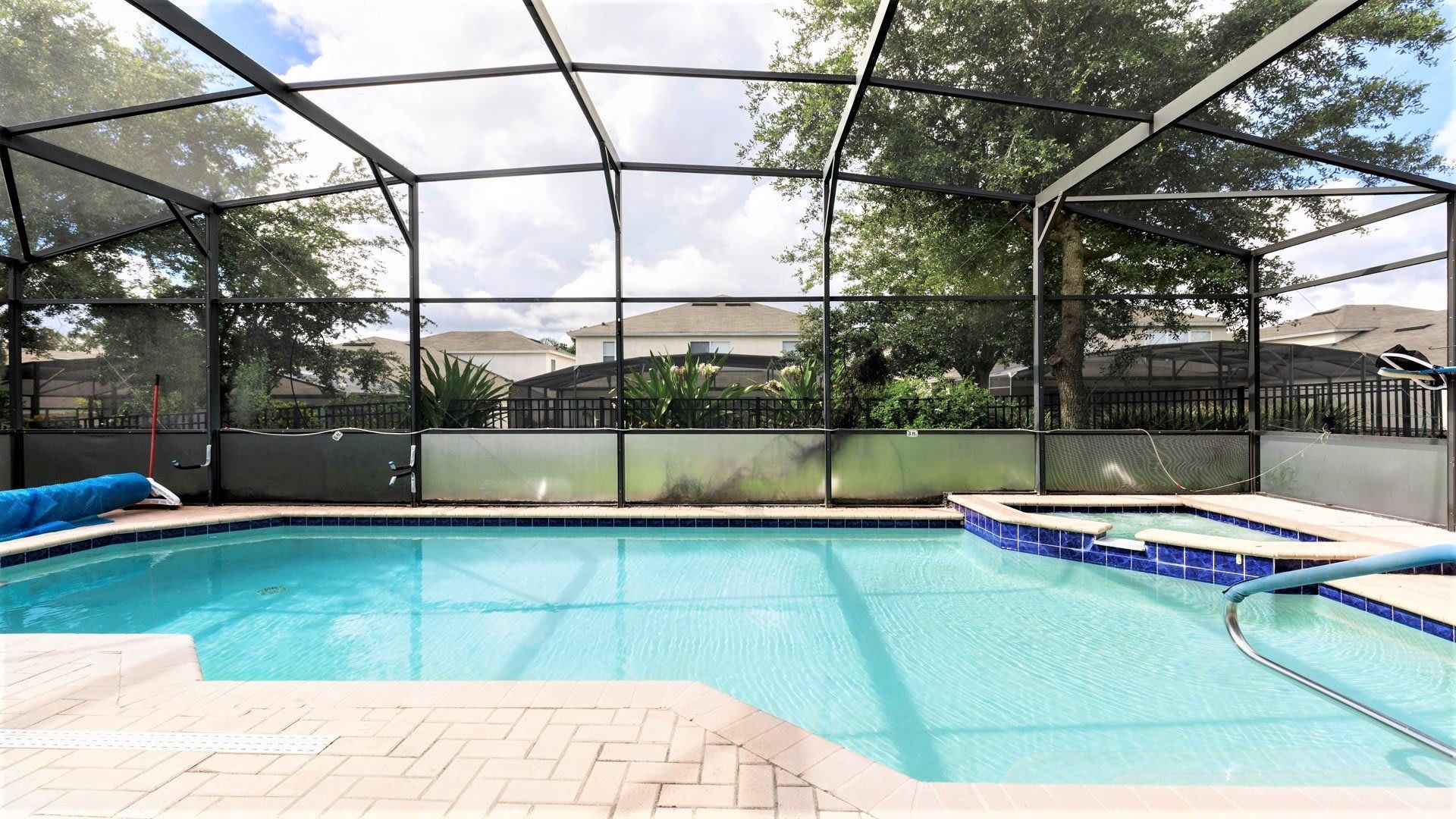 Swim laps in the morning or float lazily in the afternoon in the private pool