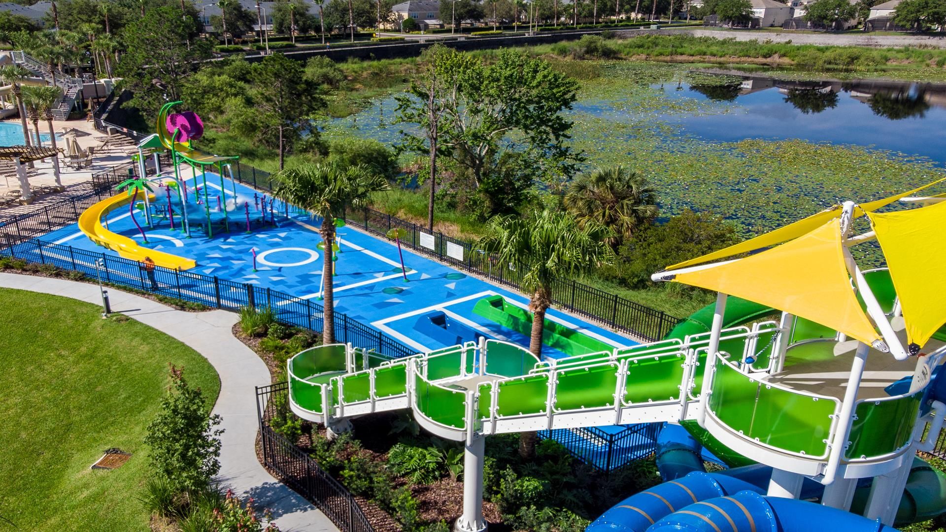 Epic water park resort with thrilling slides & splash zones—fun for all ages! 