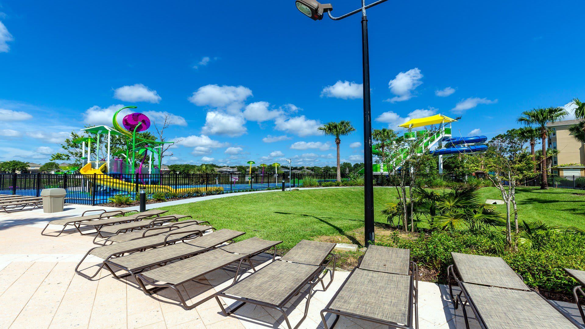  Family-friendly water park with slides & splash zone! Relax & soak up the sun!