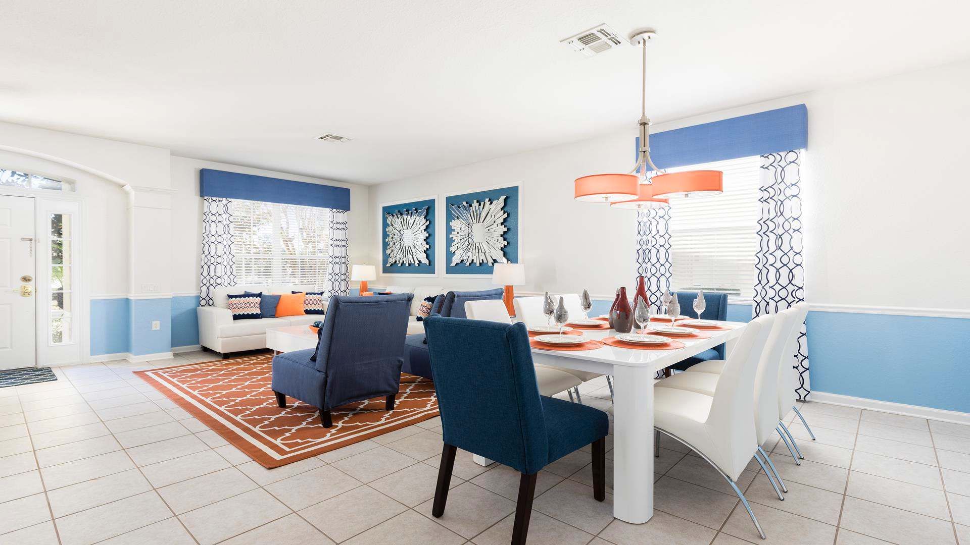 A bright dining place for family enjoy meals