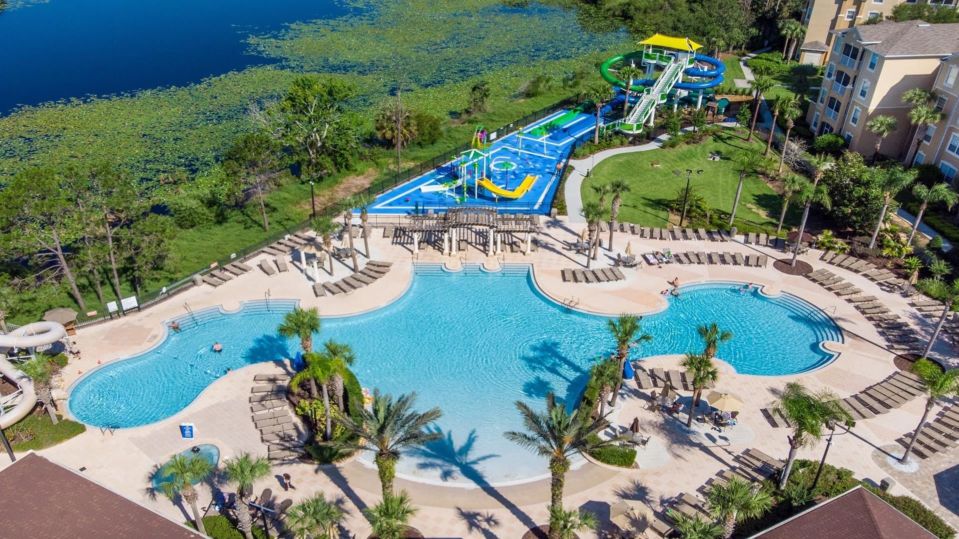 Resort escape with pools, waterslides & tropical vibes—fun for all ages!