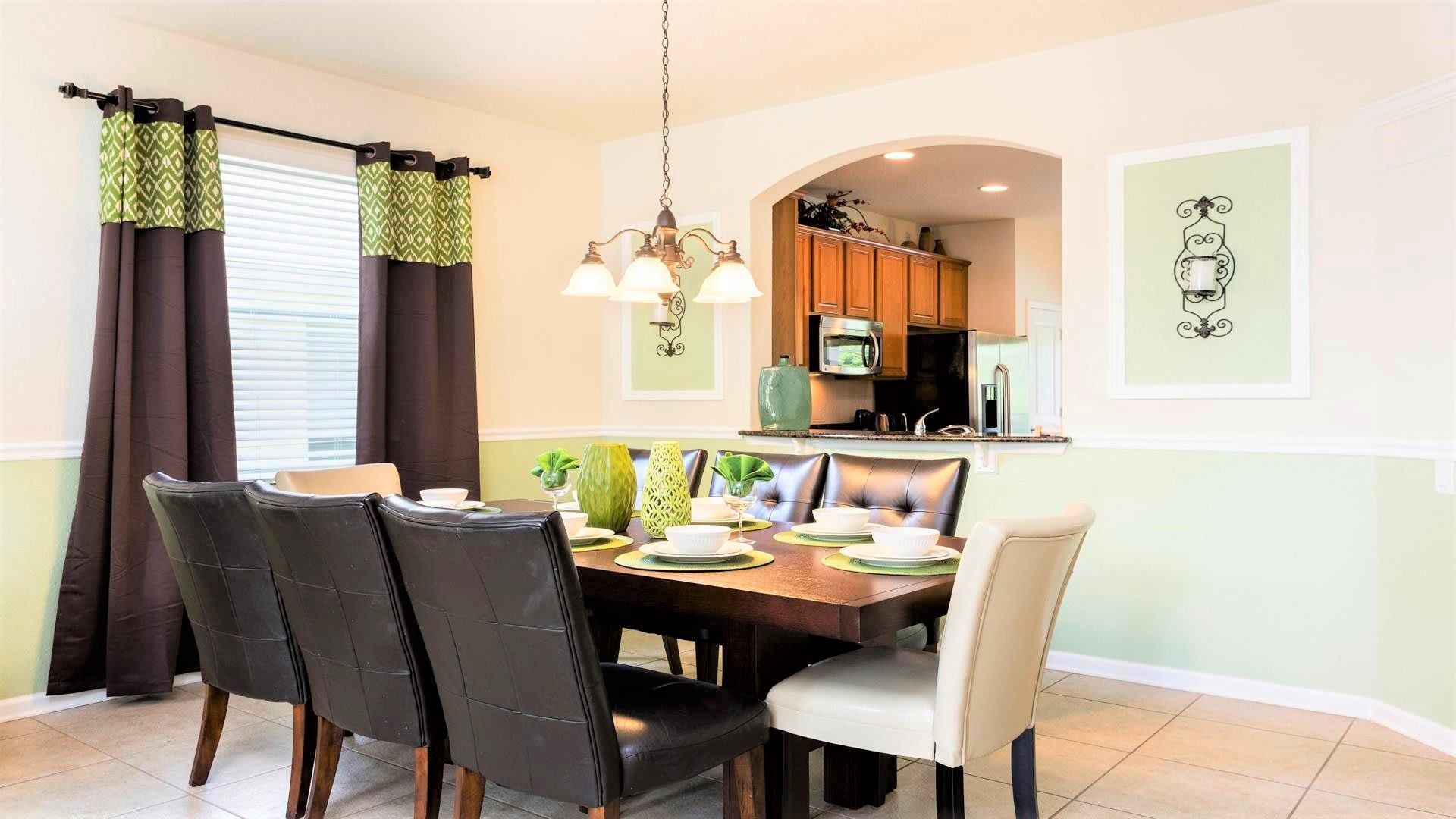 Dinner awaits! Rental charm in open kitchen