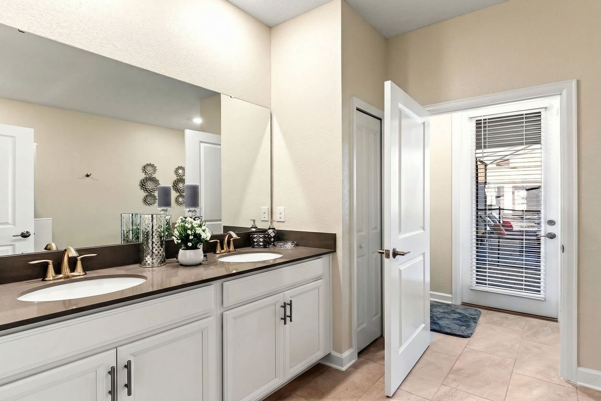 Complete bathroom setup offering all essential amenities, providing a fully functional and comfortable space.