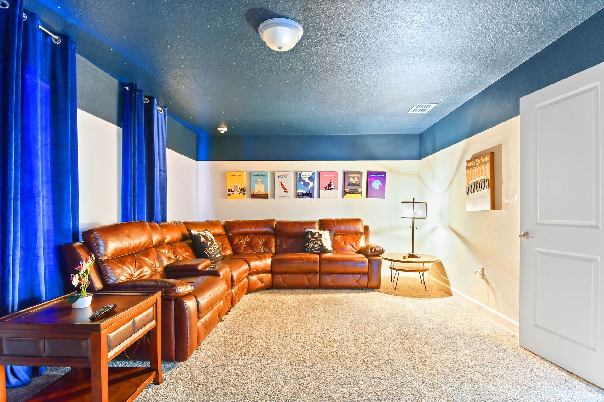 Enjoy chatting with families and friends in this cozy living room