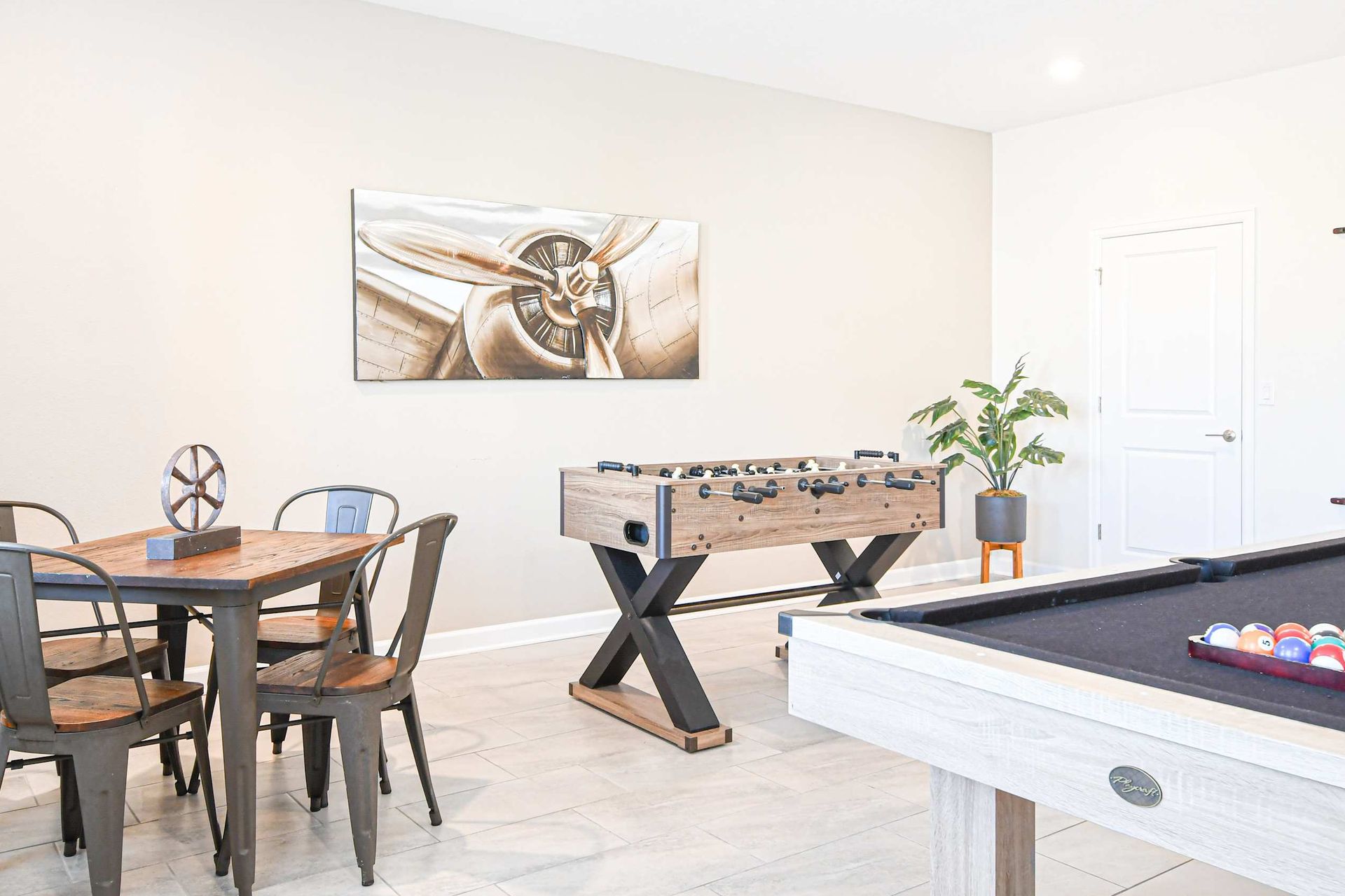 Enjoy a game of pool and foosball with your friends and family!