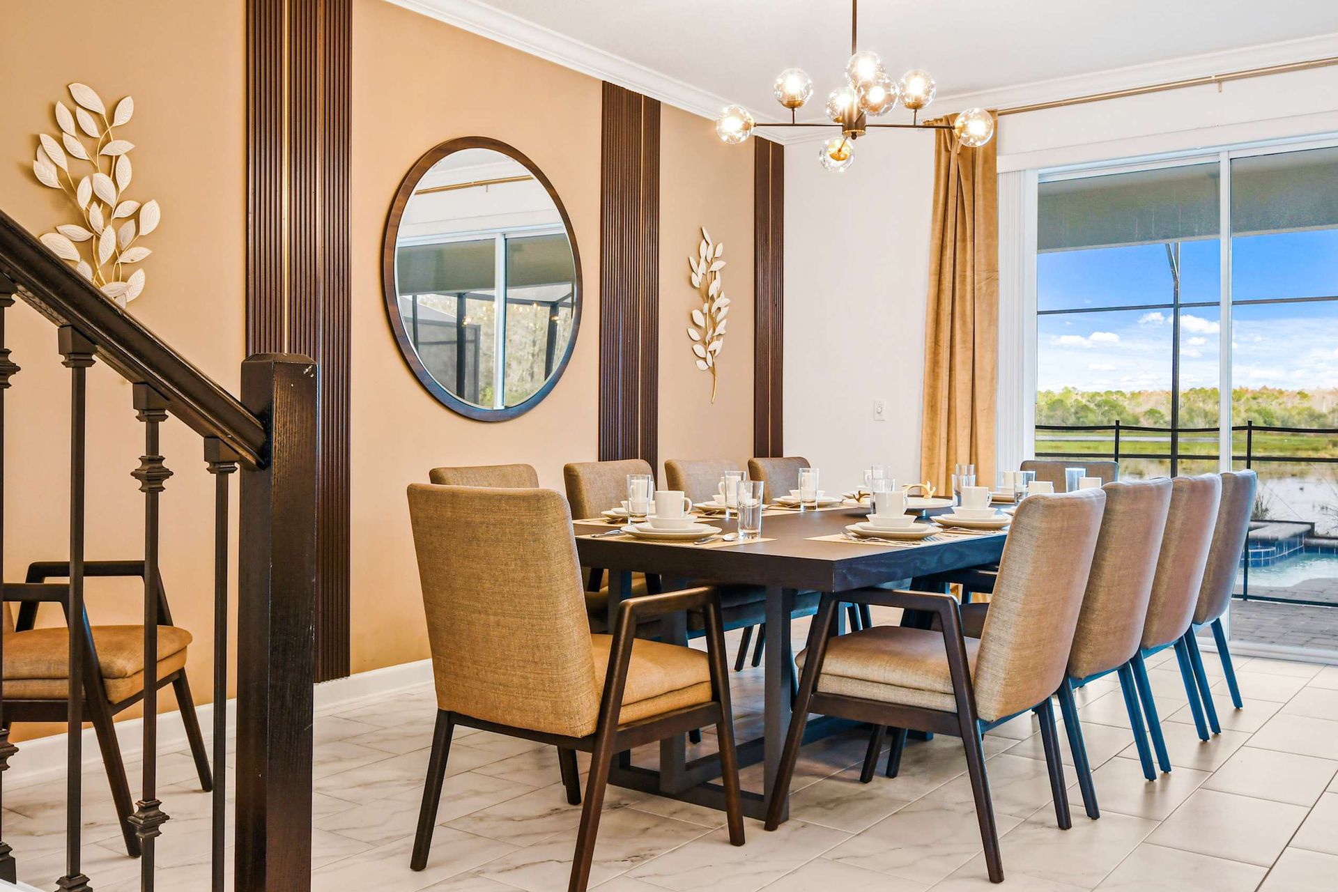 Dine in elegance and comfort in our spacious dining area, offering you the perfect setting for enjoying meals and creating memorable moments during your stay.