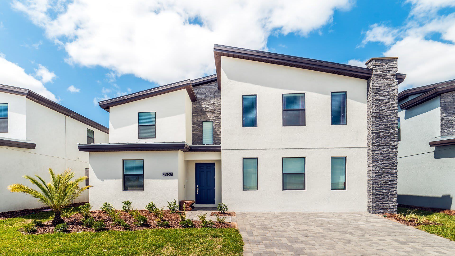 Modern 9-bedroom villa with sleek design, spacious layout, and resort-style amenities