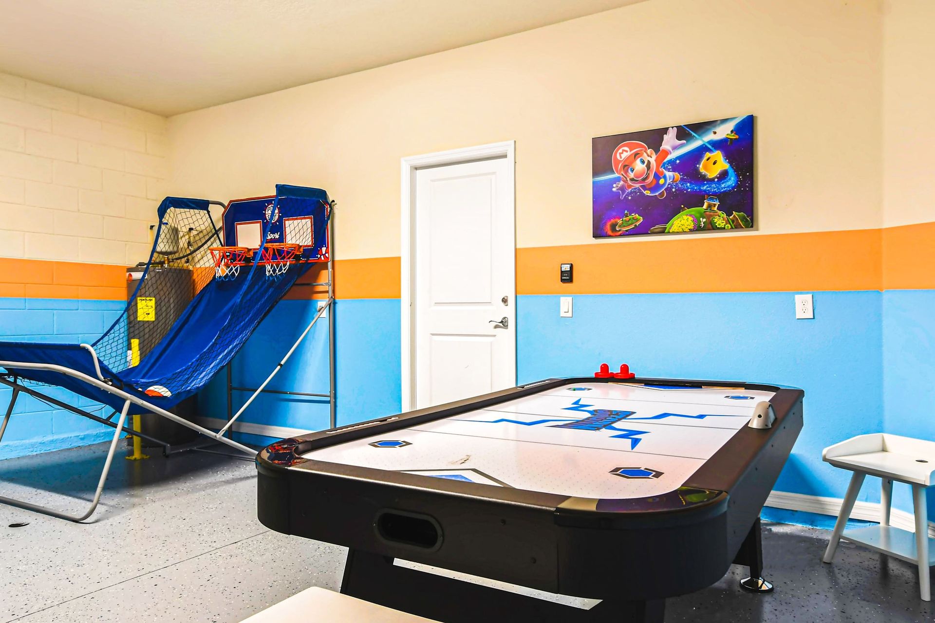 Enjoy endless fun and laughter with your children at the gameroom, offering you a perfect spot for family bonding and playtime during your stay.
