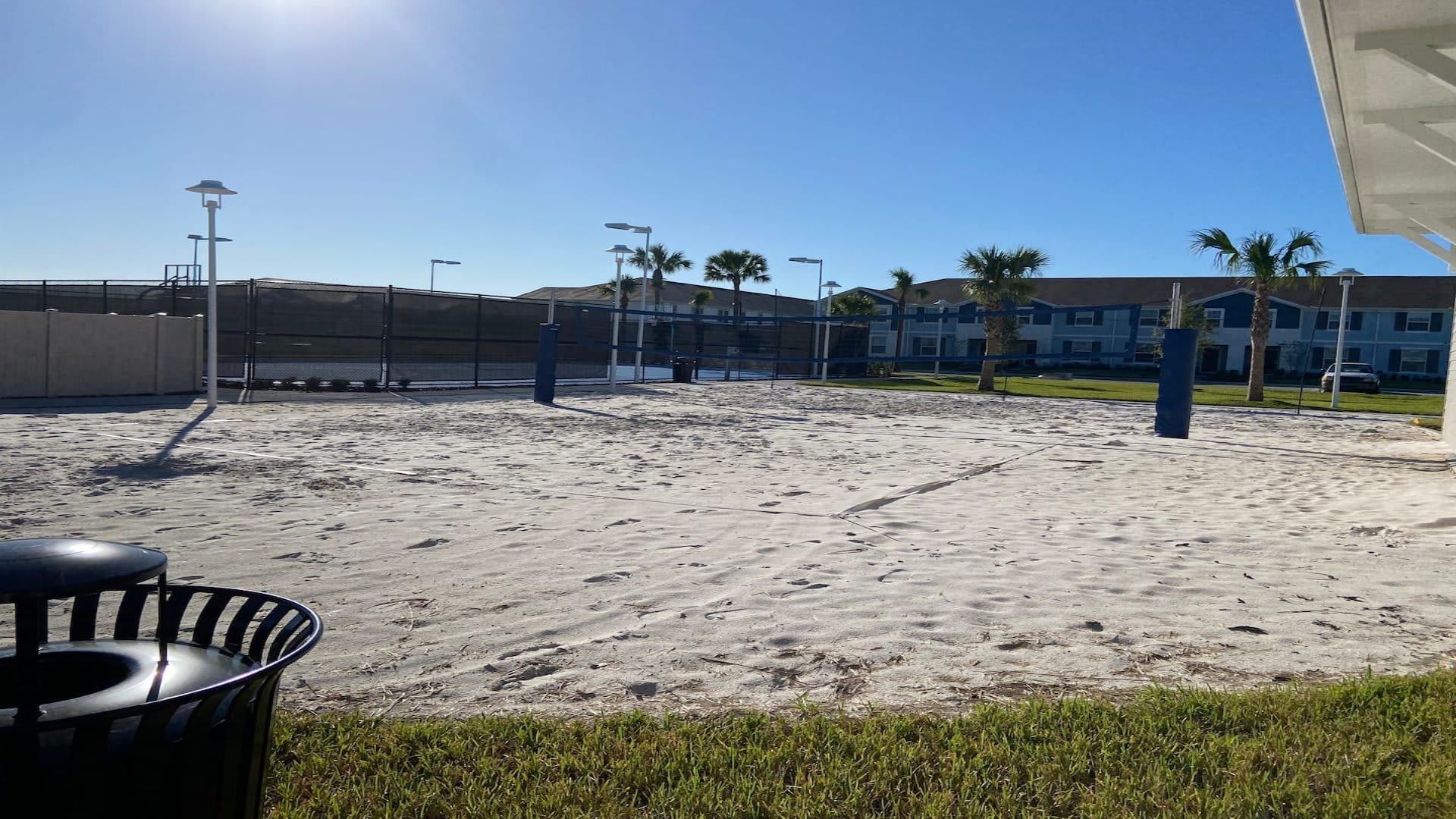 Serve up fun and sunshine on your own sandy beach volleyball court steps away.