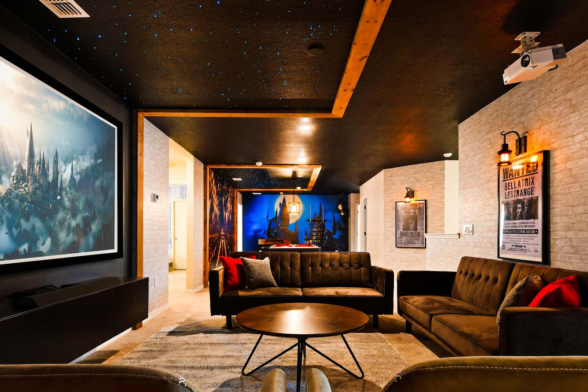 Have a hit of pool with friends in the upstairs game loft