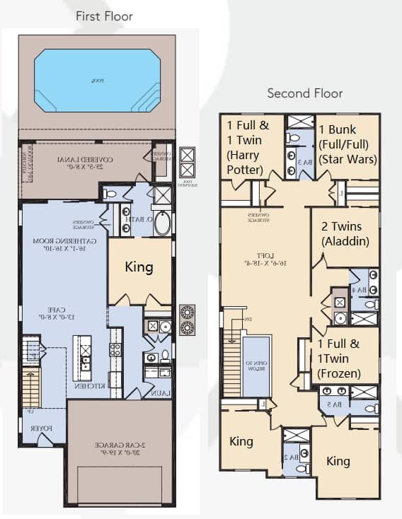 Spacious 8BR villa with themed rooms, pool, and comfort for the whole family.