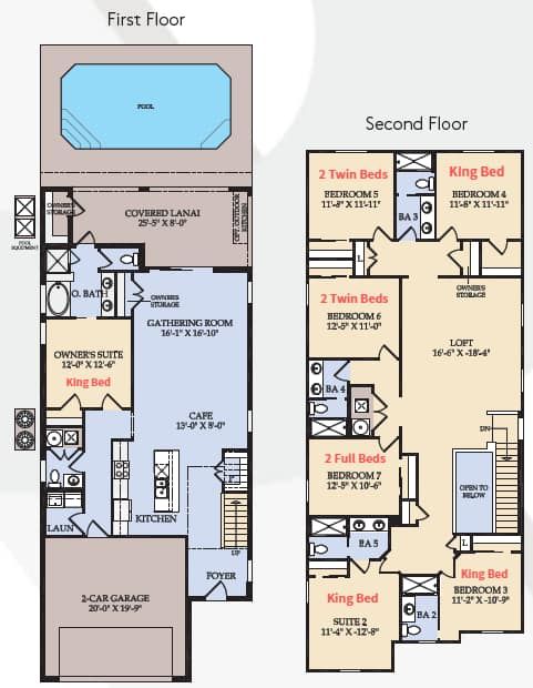 Spacious 7BR retreat with pool, loft, and room for the whole family to relax.