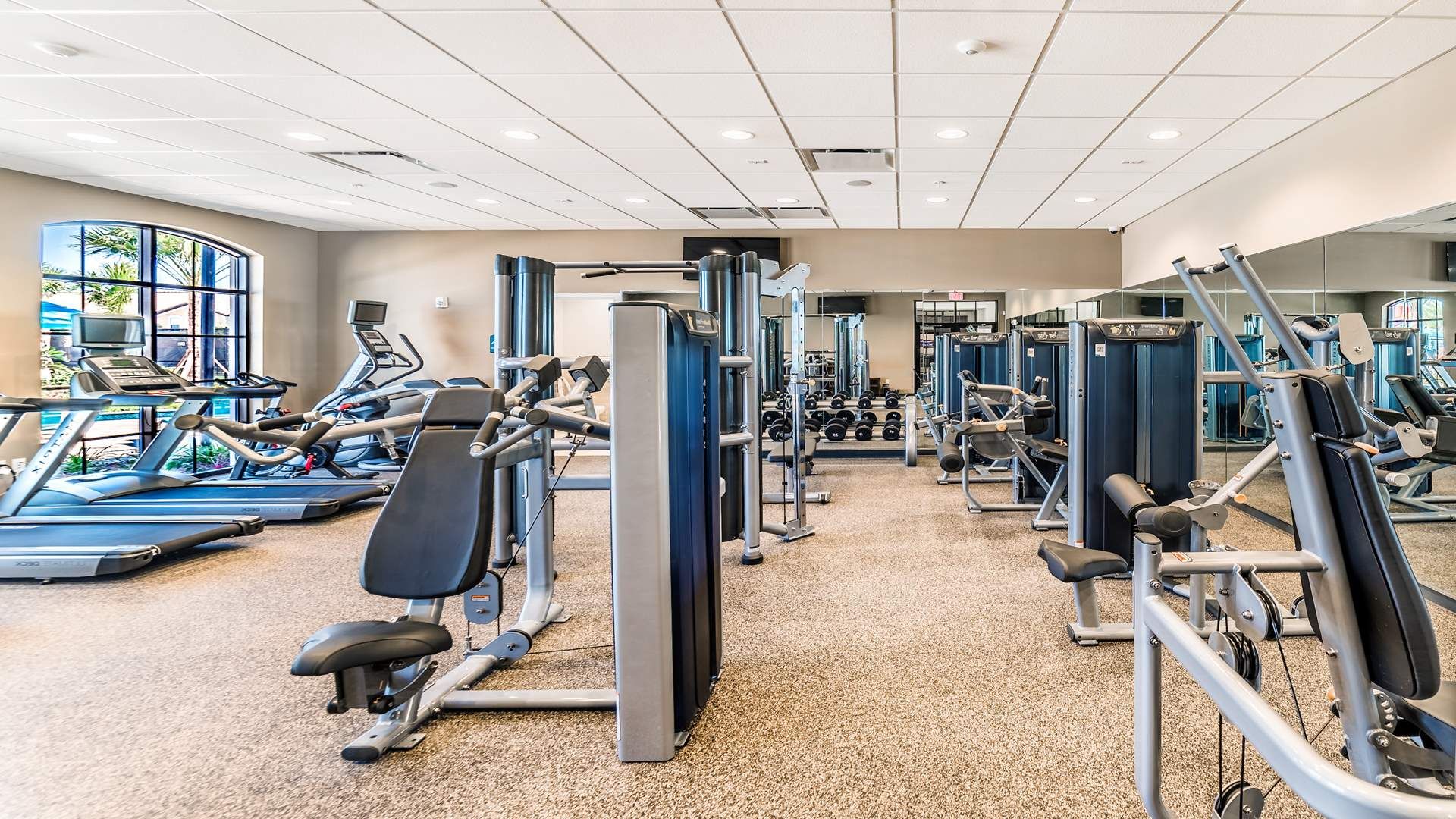 Stay active and energized during your stay with access to the resort state-of-the-art gym, offering everything you need for a fulfilling workout experience.