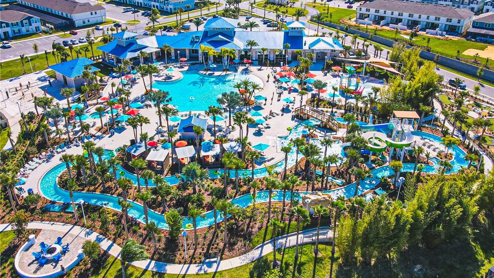 Make a splash in this sparkling resort pool! Perfect for cooling off on a hot day or relaxing on a pool float. Don't forget the sunscreen!