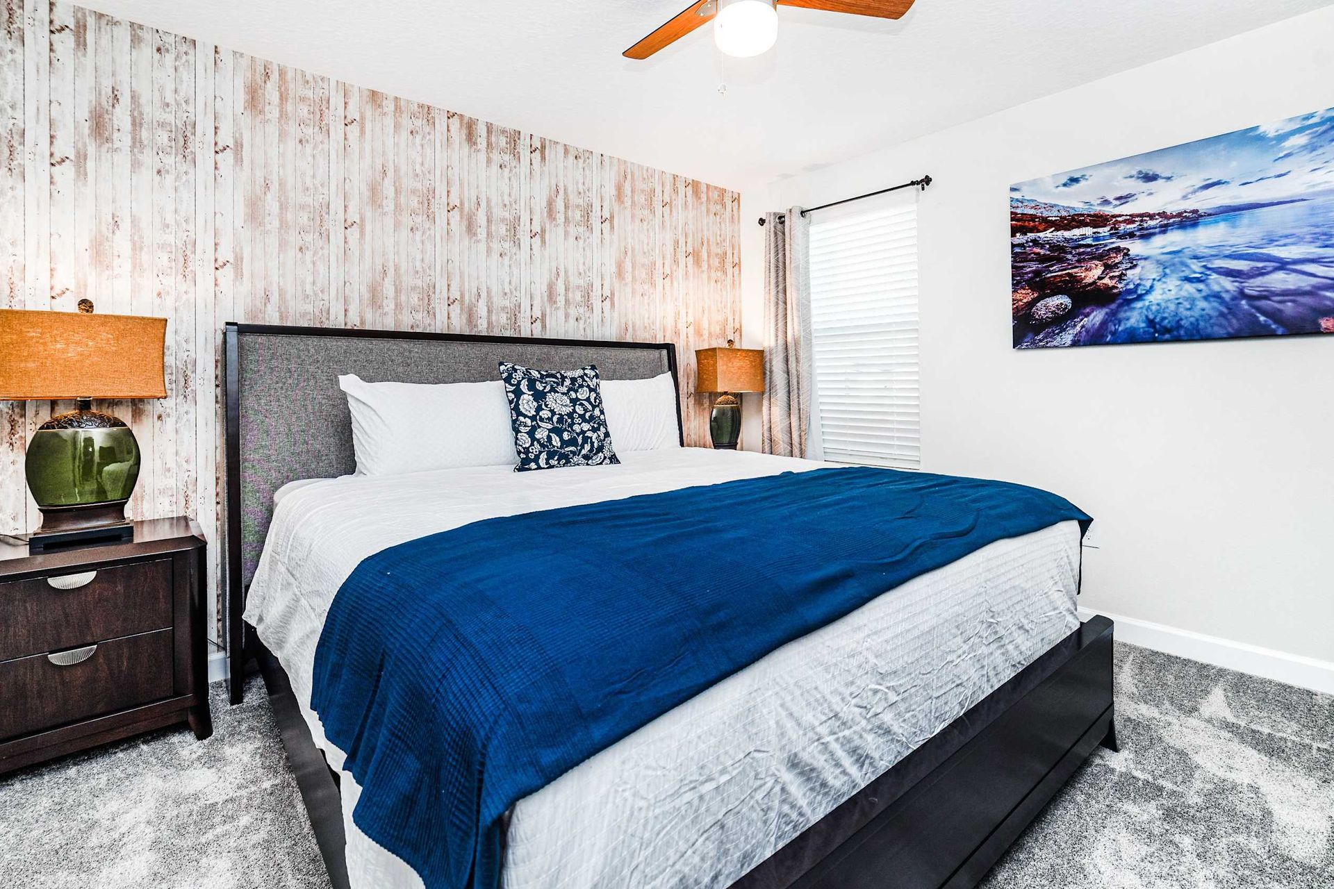 Indulge in unparalleled comfort as each bed throughout the home is adorned with luxuriously soft, hotel-quality linen and bedding.