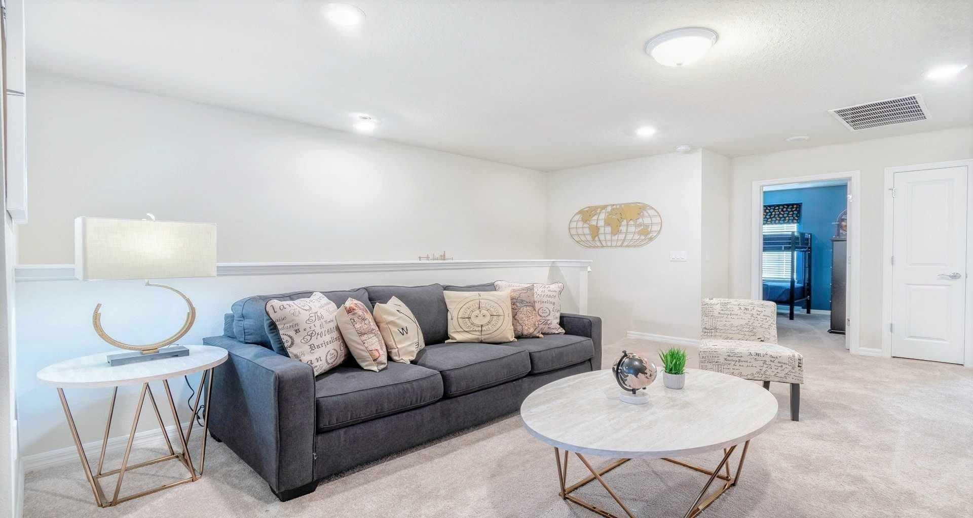 Relaxing lounge area featuring a TV, providing a comfortable space for entertainment.