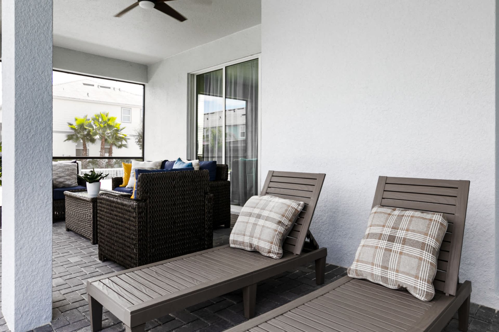 Unwind in a private sun-drenched sanctuary where modern comfort meets outdoor serenity.