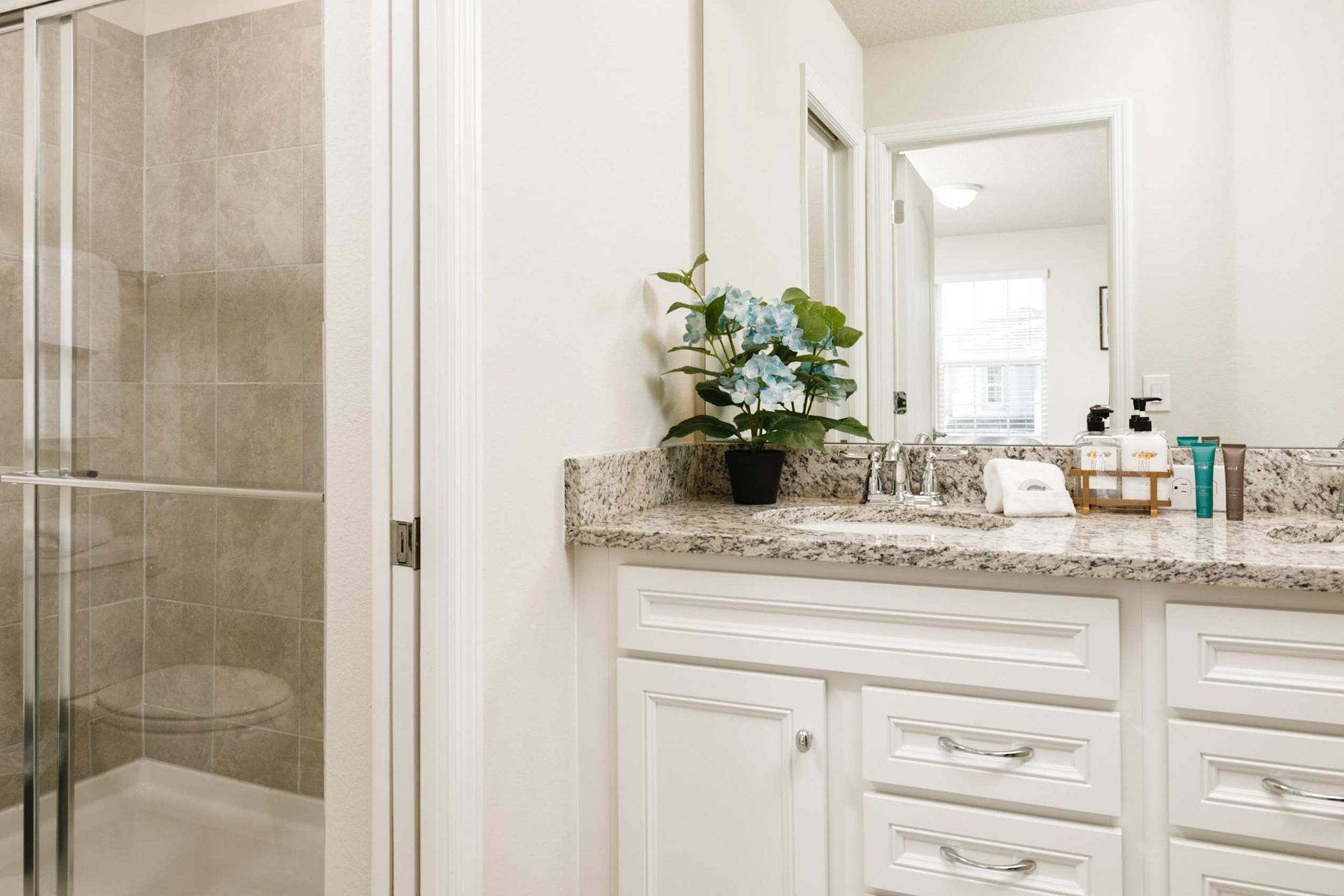 Complete bathroom equipped with all essential fixtures