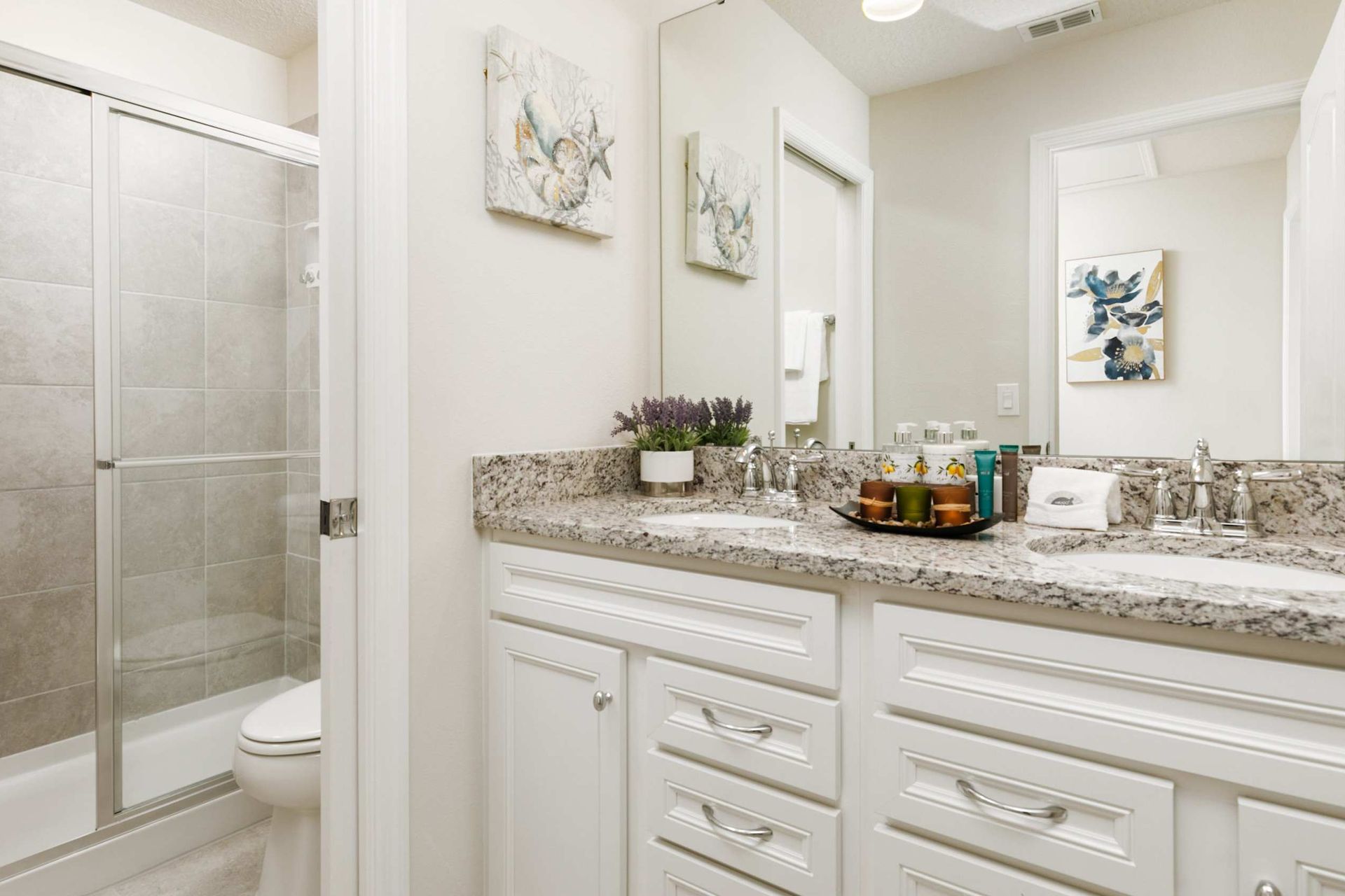 Complete bathroom equipped with all essential fixtures