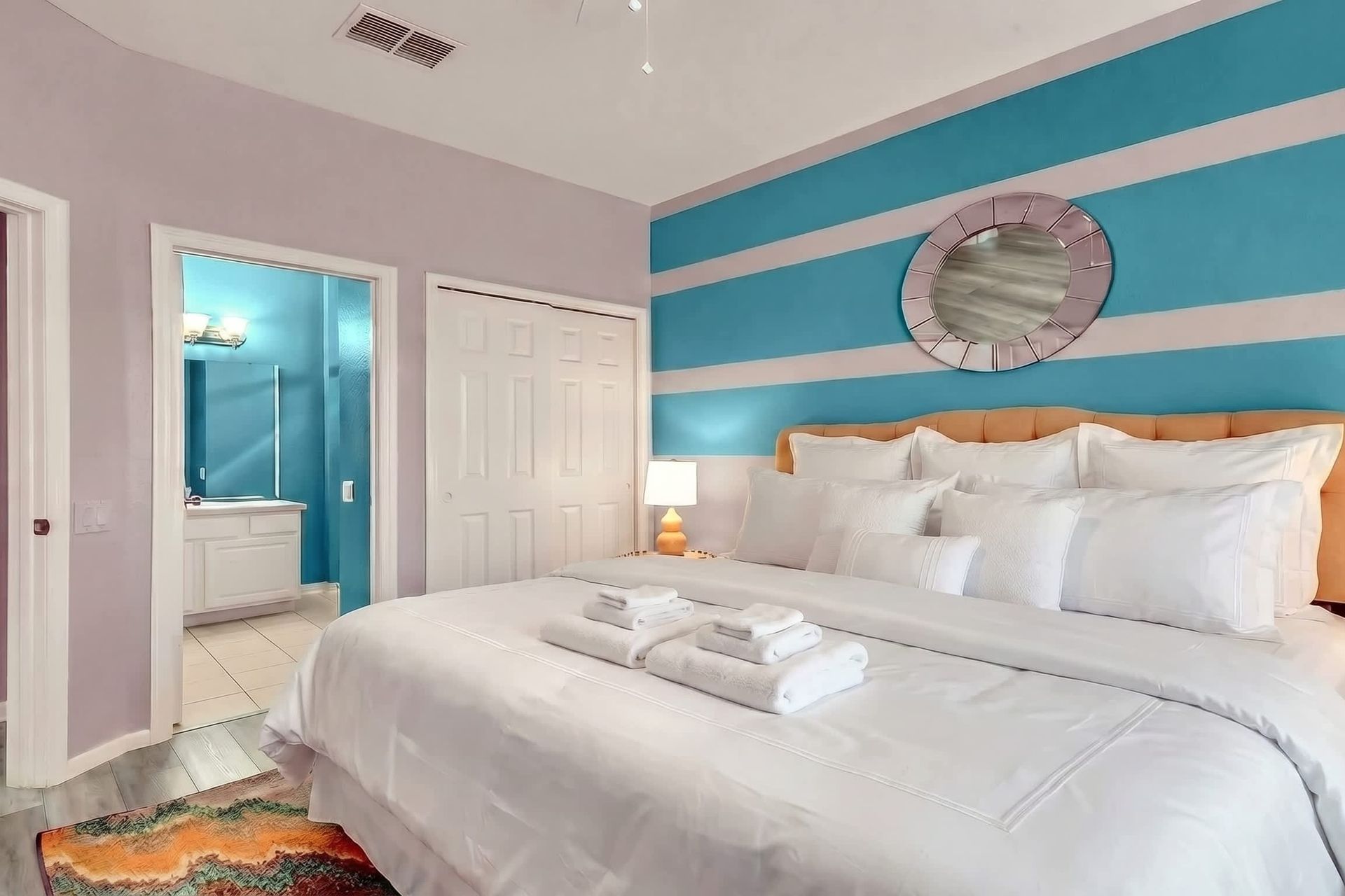 Relax and rejuvenate in our inviting bedroom, providing you with a comfortable retreat after a day of adventure.
